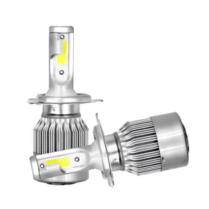 Faro LED C6 para coche, 9005 HB3 9006 HB4 H11 H7, luz H1 H3, 6000K, bombillas para Faro