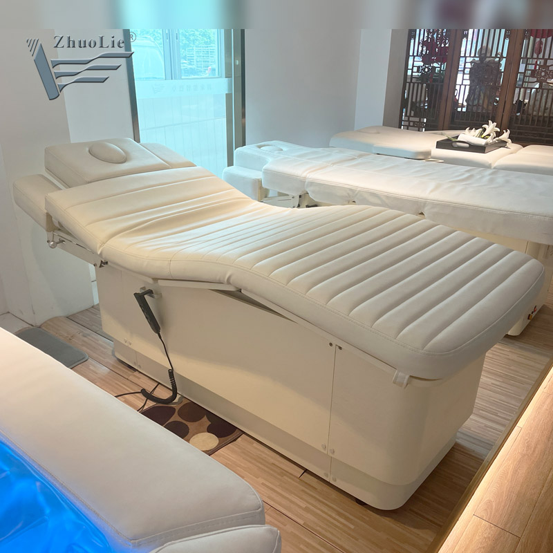 Camilla eléctrica de masaje de lujo, camilla de masaje eléctrica usada, mesa de tratamiento Facial, cama de terapia de fisioterapia, nueva