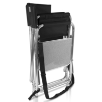 Vente en gros de chaises de bureau de directeur de plage portable en aluminium pour camping événement