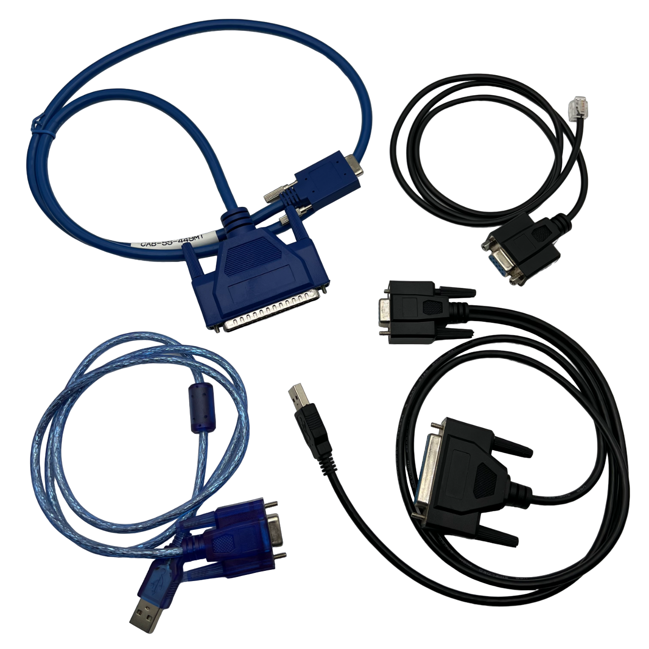 Cable DB9 USB AM TO DSUB 9P Línea de puerto serie hembra Cable azul L = 1M Cable de Moldeo Personalizado