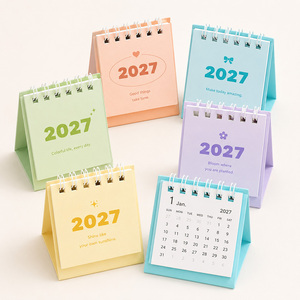 ปฏิทินโรงงานลดราคาปี 2027 ปฏิทินตั้งโต๊ะ/แขวนผนังแบบกำหนดเอง พิมพ์ปฏิทิน 365 วัน พิมพ์ปฏิทินแบบต่อเนื่อง - Product Image 1