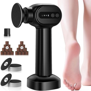 Professional Manicure Pedicure Kit Long Handle Dead <b>Skin</b> Grinder Foot Care Scrubber Charging Base Foot File Electric Foot Callus - Product Image 5