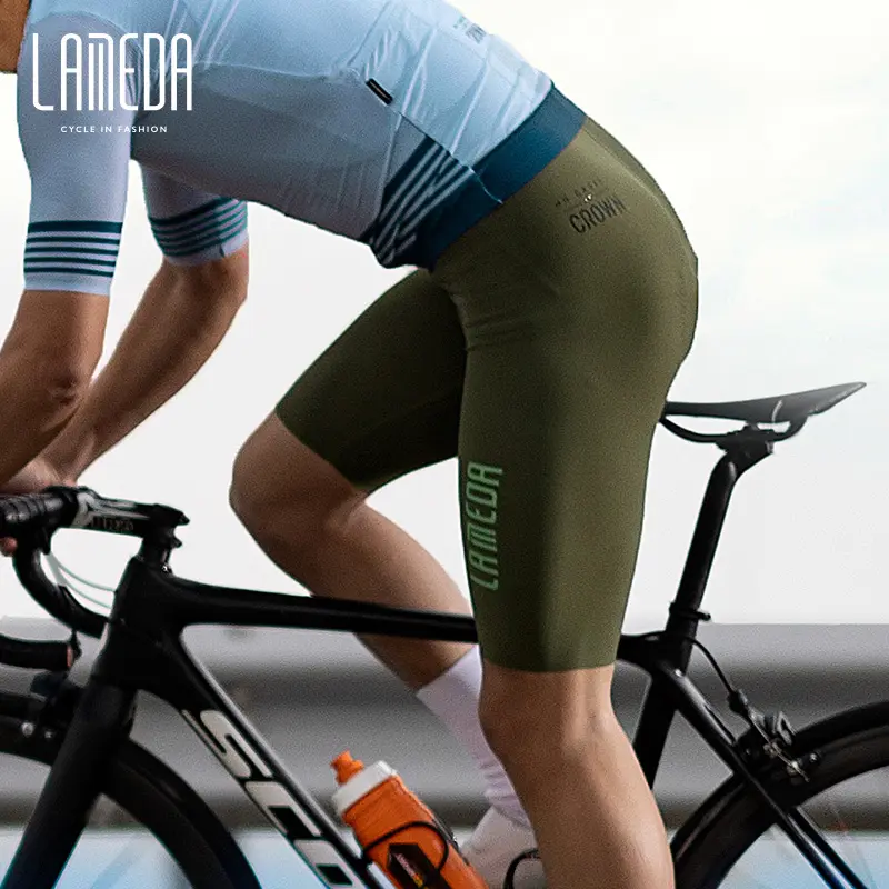 LAMEDA Seamless Breathable Quick Dry Sweat Wicking Custom Bike Bibs Cycling Shorts