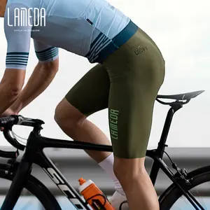 LAMEDA กางเกงขาสั้นสำหรับปั่นจักรยาน,ผ้าระบายเหงื่อแห้งเร็วแบบไร้รอยต่อปรับแต่งได้ตามต้องการ