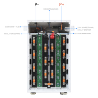 Batería vertical Lifepo4 de 51.2V 280 314Ah, 15-16KWh, de fosfato de hierro y litio, en stock en la UE, para sistemas de energía solar domésticos.