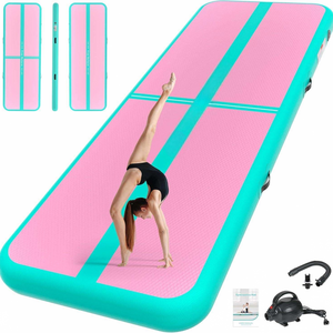 Colchoneta Inflable de PVC Impermeable para Gimnasia, 10 cm de Grosor, Material EVA, Colchoneta Inflable para Entrenamiento de Gimnasia, Bolsa para Yoga - Product Image 3
