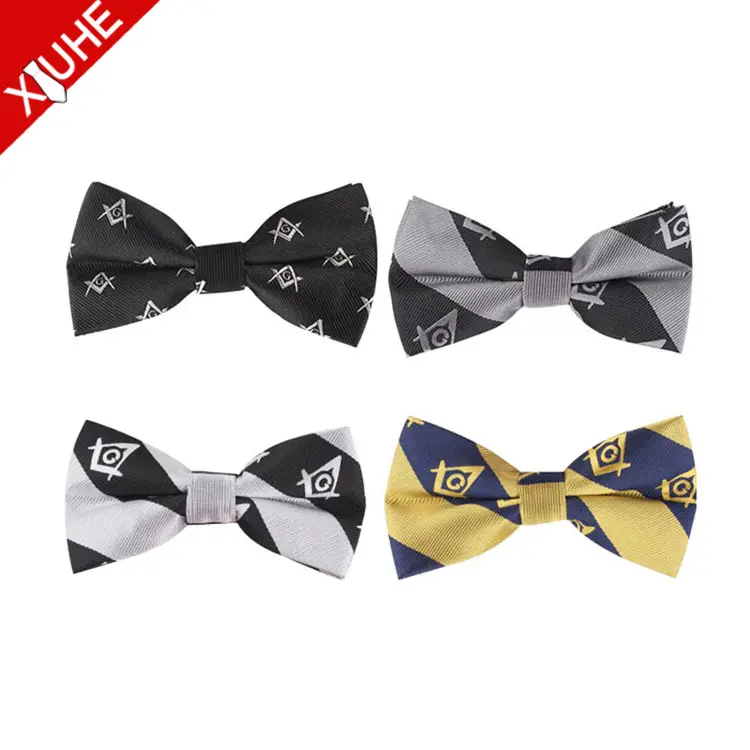 Мужские шелковые тканевые масонские галстуки-бабочки на заказ