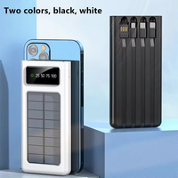 Cargador Solar Portátil de Doble USB con Batería de Litio-Polímero, Banco de Energía Solar de 10000 mAh, Venta al Por Mayor