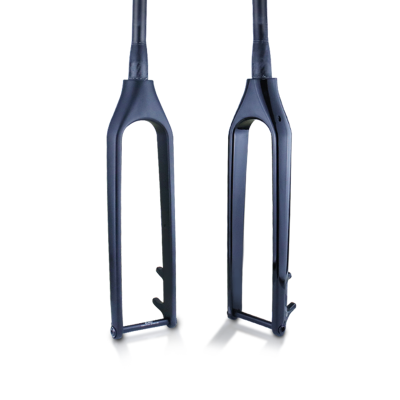 Super Light 29ER Carbon Mountain Bike Rigid Fork No Logo Tapered 110*15  Thru Axle with Disc Brake Carbon Fibre