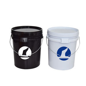 سطل أصفر محمول 5 غالون <span class=keywords><strong>20L</strong></span>/25L/30L/40L/50L دلاء طلاء بمقبض صلب بلاستيكي محكم الغلق لاستخدام التعبئة الصناعية - Product Image 6