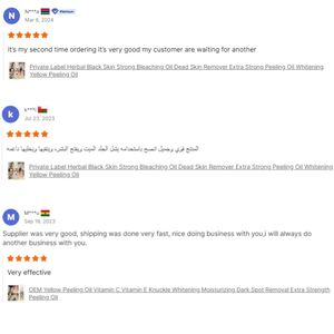 핫 세일 2024 2023 노란색 강한 필링 오일 피부 미백 각질 제거 흉터 제거 스트레치 마크 110ml MOOYAM 필링 오일 - Product Image 3