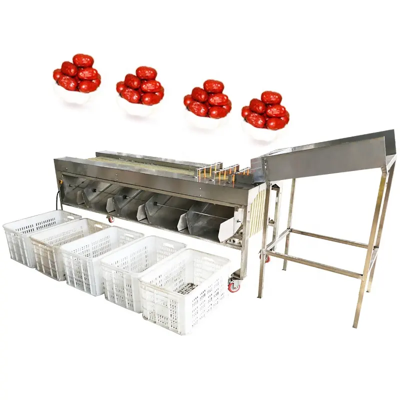 Fruit Groente Sorter Aardappel Kleine Tomaat Grading Productielijn Olijf Grade Sorteren Machine Prijs