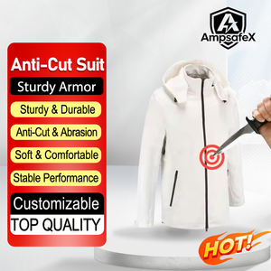 Chaqueta de Seguridad Personalizable para Hombre AmpsafeX al por Mayor, Certificada EN388, UHMWPE HPPE, Resistente a Cortes Nivel B, Protección Contra Incendios 800C - Product Image 1