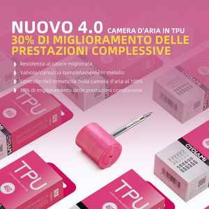 Cyclami 2025 Mới Màu Hồng TPU bên trong ống 46g siêu nhẹ sỏi ống giảm cán & chịu nhiệt tối đa đầy đủ kim loại van bên trong ống - Product Image 2