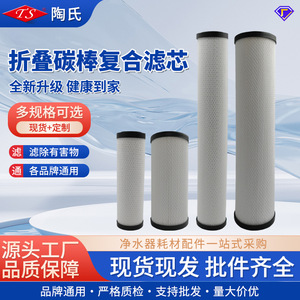 Elemento Filtrante de Carbón Plegado TS, Cartucho de Filtro Purificador de Agua de Alta Eficiencia, Absorbe Impurezas - Product Image 5