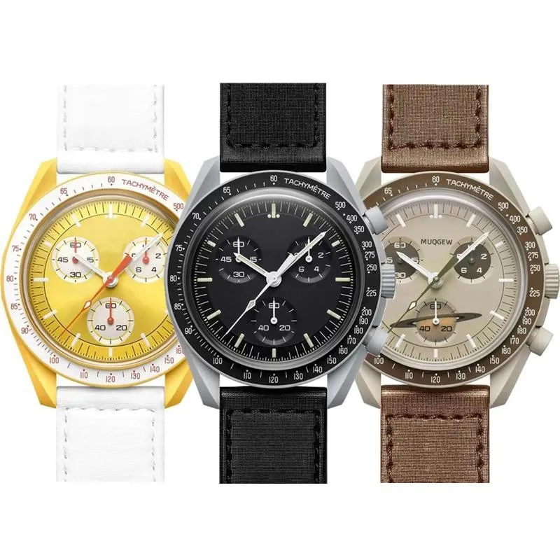 Mercury Watch 40 mm Dial up Bracelet de couple à quartz de luxe de haute qualité Relogio Masculino Reloj planet watch