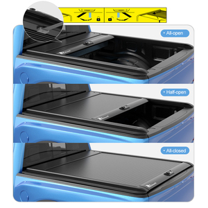 Zolionwil Aluminum Hard Retractable Truck Pickup Bed <strong>Cover</strong> For Toyota Hilux Revo Rocoo Vigo Tundra Tacoma V6 V8 4WD