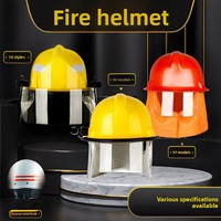 Casco de Seguridad Resistente al Fuego Certificado para Bomberos, Modelos 97/02/14/17 para Rescate de Emergencia y Lucha Contra Incendios, Venta al Por Mayor del Fabricante