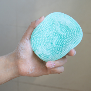 Winning Product 2026 Bath <b>Brush</b> Body <b>Scrub</b> <b>Brush</b> Body Cleaning Pad Mat Foot Cleaner Scrubber Silicon Shower Sponge - Product Image 5