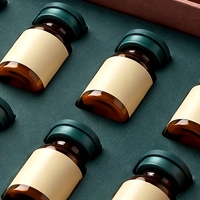 Boîte rigide personnalisée avec couvercle et base en carton gris pour peptides, avec doublure en éponge et impression offset