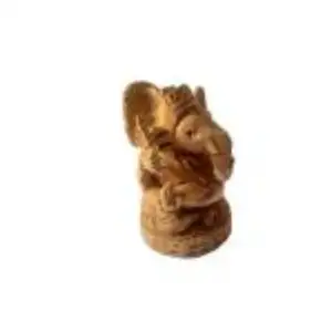 Ganesh 동상 공예 홈 장식 인도 종교 주 Ganesh 동상 도매 가격 우상 손조각 나무 Ganesha 동상