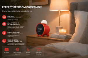Réveil intelligent IA Wi-Fi, dispositif d'apprentissage, réponse aux questions des étudiants, gestion du temps, minuteur d'autodiscipline pour enfants, ChatGPT - Product Image 2