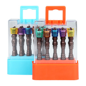 S2 Steel <b>Screwdriver</b> <b>Bit</b> <b>Set</b> 6 Mm 1/4 Inch Magnetic Double-Ended Pneumatic Tool Accessory - Product Image 5