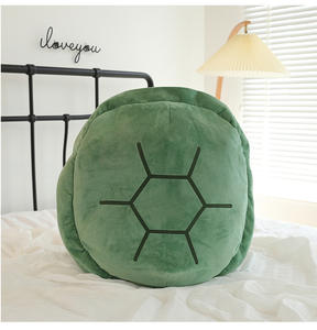 Giyilebilir kaplumbağa kabuk yastıklar peluş kaplumbağa dolması hayvan giyinmek yastık yatak noel cadılar bayramı kostüm - Product Image 2