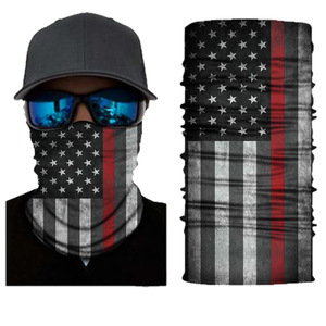 Pañuelo Multifuncional con Diseño de Bandera de Estados Unidos, Ideal para Ciclismo, Más Económico, Sin Costuras - Product Image 5