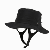 Chapeau Bob Unisexe en Polyester Rayé Imperméable Pliable pour la Pêche, le Surf et la Randonnée avec Sangle Mentonnière Ajustable