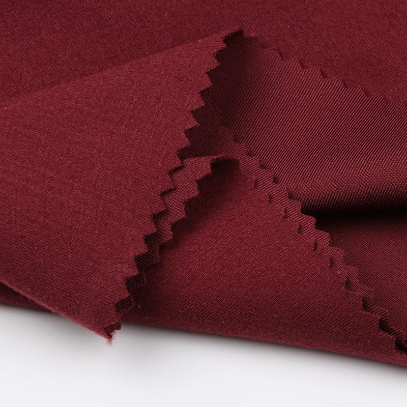super soft brushed polyester interlock fleece fabric for sweatshirt hoodie