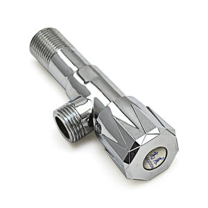 Style moderne MCBKRPDIO Mélangeur de salle de bain en laiton chromé Vanne d'<span class=keywords><strong>angle</strong></span> sanitaire bon marché Accessoires en acier inoxydable - Product Image 4