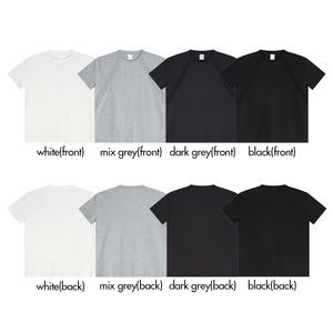 Camiseta Deportiva de Manga Corta con Cuello Redondo, Ajustada, de Punto, con Estampado Liso, de Secado Rápido, Transpirable, de Algodón y Elastano, para Primavera y Verano - Product Image 3