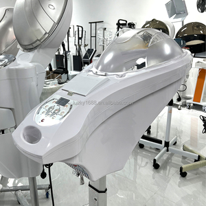 Vaporizador de Ozono O3 para Peluquería, Salón de Belleza y Spa, con Terapia LED, Ultrasonido y Micronebulización, con Soporte Rodante - Product Image 4