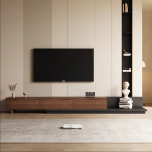 Muebles de sala de estar Soporte de TV Estilo moderno Gabinete de soporte de TV de madera MDF - Product Image 3