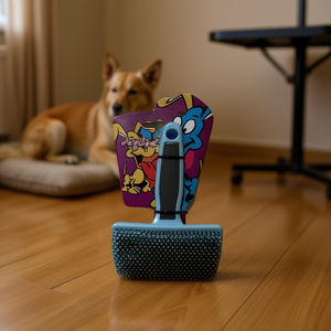 Grande pettine in plastica con aghi per la toelettatura degli animali domestici - Product Image 2