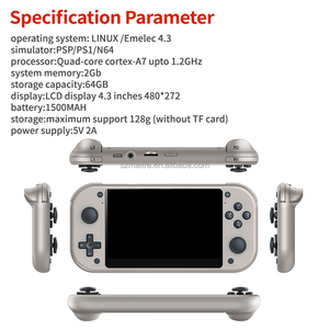 La más nueva consola de <span class=keywords><strong>video</strong></span> <span class=keywords><strong>Retro</strong></span> portátil M17 Soporte de pantalla de 4 pulgadas Multi-idiomas WI-FI Connect 64GB Consola de juegos portátil clásica - Product Image 3