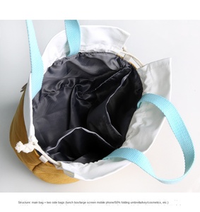 Ingrosso nuovo Design fresco margherita pacchetto portatile Pocket pranzo Bento Bag - Product Image 5