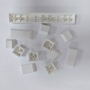 OEM Profile Blank White <b>PBT</b> Material <b>Keycaps</b> Dye Sublimation Keycap Blanks Raw Material for Mechanical Keyboard Key Caps - Product Image 3