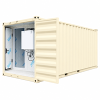 Conteneur frigorifique de 20 pieds, conteneur d'expédition frigorifique robuste pour la logistique portuaire et le transport transfrontalier