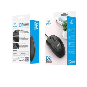 Bajeal D2 Optical Wired <b>Usb</b> <b>Mouse</b> Ergonomic For Office Business Laptop Desktop Computer - Product Image 5