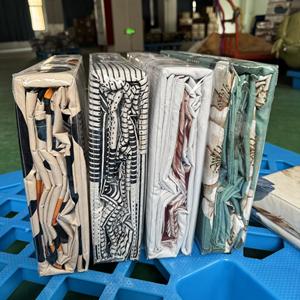 现代家用床单套装喀麦隆非洲床尺寸床单套装Drap De Cotton - Product Image 2