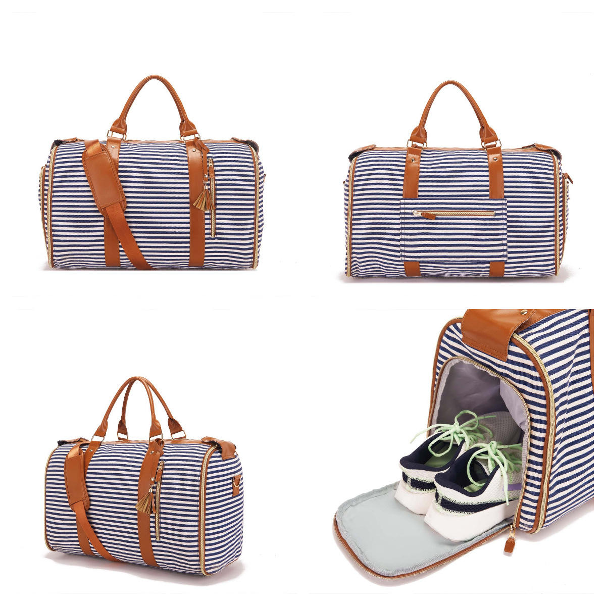 PG5098-3 Canvas Blue Stripe