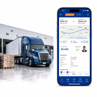 Aplicación de Mercado de Transporte de Carga Personalizada, Desarrollo de Aplicaciones para iOS y Android con Publicación de Cargas y Combinación de Camiones, LionCreate