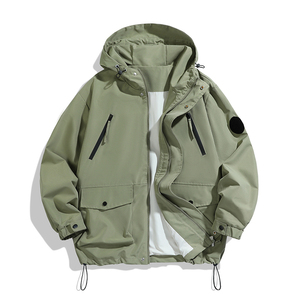 Servizio OEM Giacca da Uomo Casual alla Moda Bianca con Zip Comoda e Leggera per l'Uso Quotidiano - Product Image 3