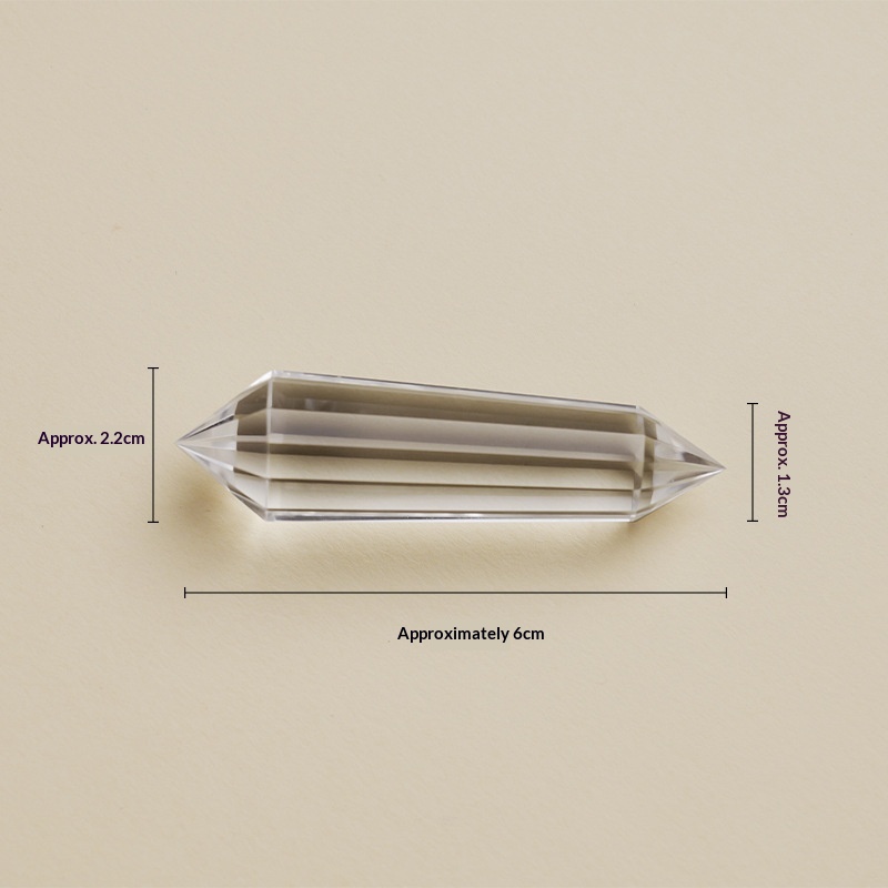 Clear Vogel Crystal Wand 1.1 2.2 by 6cm