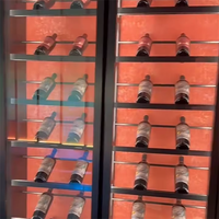 Armoire de Présentation Professionnelle pour Vins Rouges, Réfrigérateur et Vitrine à Température Constante – Idéale pour Maison, Restaurant et Club