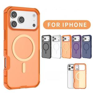 Funda para iPhone 17 Pro Max, transparente, magnética, de cobertura total, resistente a caídas, funda protectora para teléfono. - Product Image 1