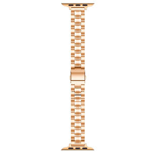 Bracelet en métal pour <span class=keywords><strong>Apple</strong></span> <span class=keywords><strong>Watch</strong></span> 8 7 6 <span class=keywords><strong>5</strong></span> 4 41 mm 45 mm 42 mm 44 mm, bracelet de montre fin à cinq maillons en acier inoxydable de 14 mm - Product Image 6