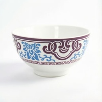Bol à salade et à riz en porcelaine écologique de haute qualité, avec option de couvercle, logo personnalisable, compatible four, fait main, support de grande usine, nouveauté